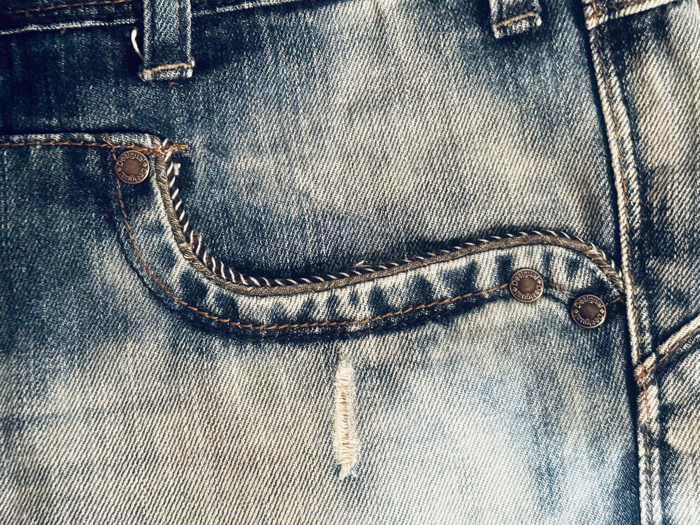 Desigual Classic Straight Fit Women's Jeans Size: EU 38