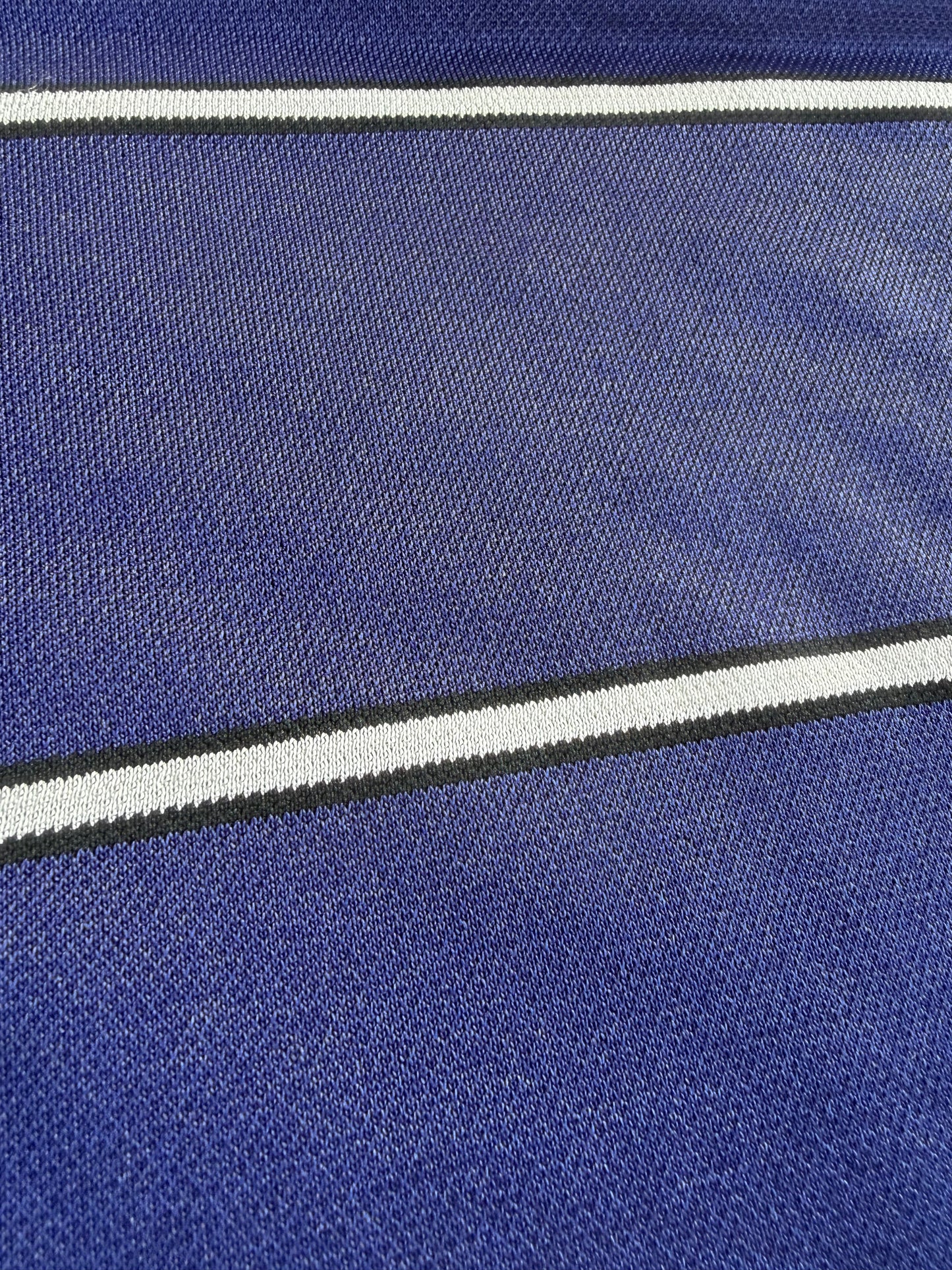 VTG ‘90s Nike Blue Striped Soccer Jersey V-Neck Size: S