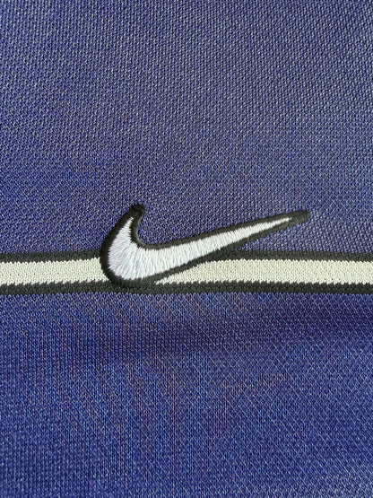 VTG ‘90s Nike Blue Striped Soccer Jersey V-Neck Size: S