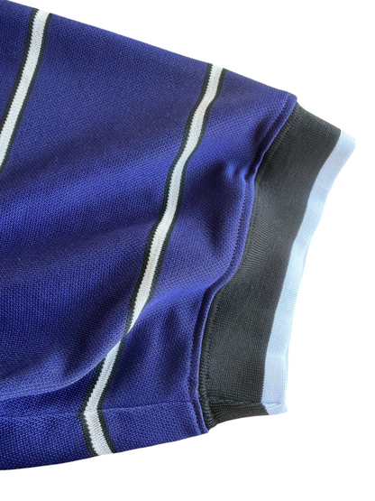 VTG ‘90s Nike Blue Striped Soccer Jersey V-Neck Size: S