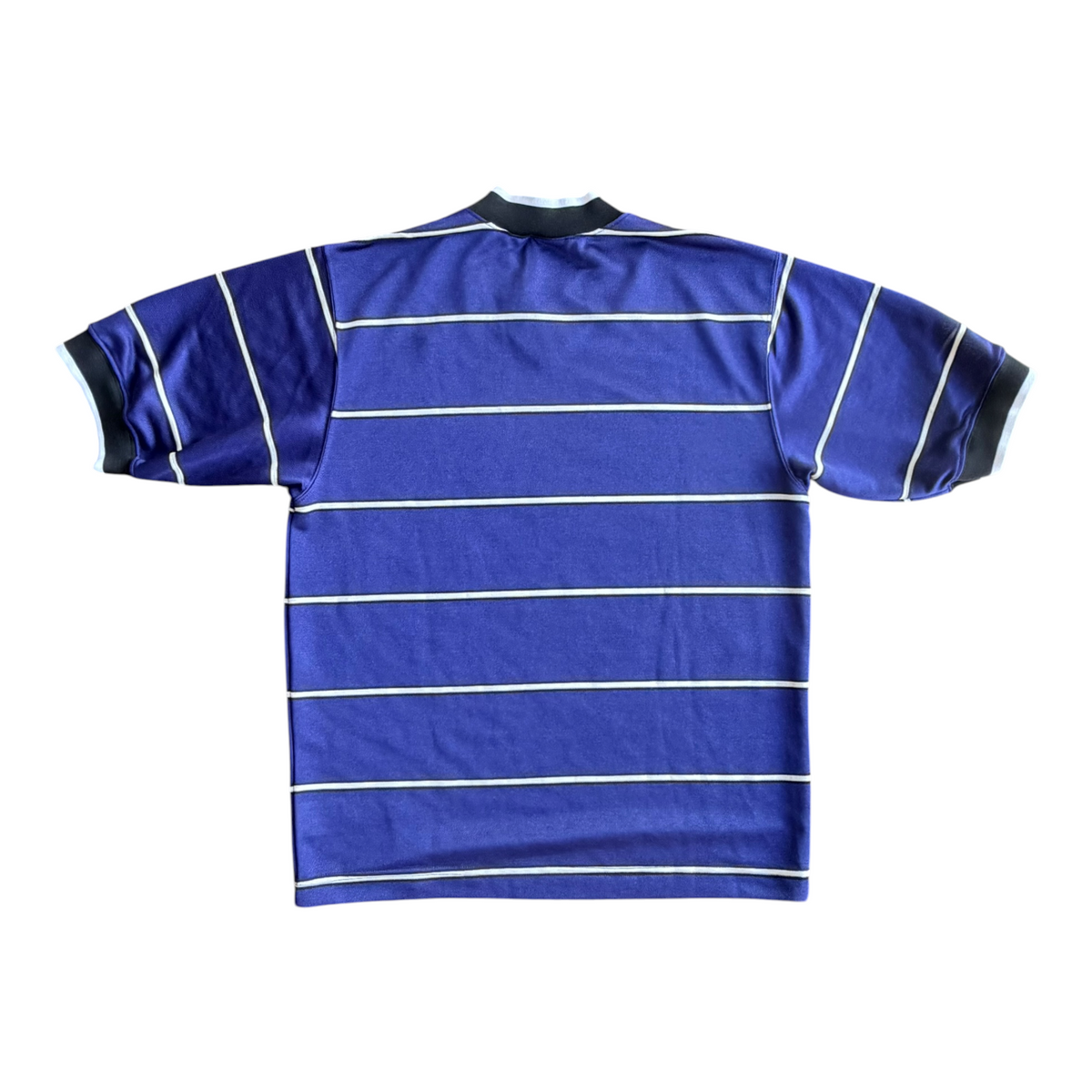 VTG ‘90s Nike Blue Striped Soccer Jersey V-Neck Size: S