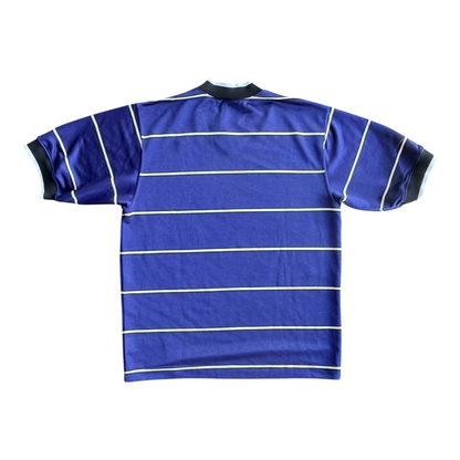 VTG ‘90s Nike Blue Striped Soccer Jersey V-Neck Size: S