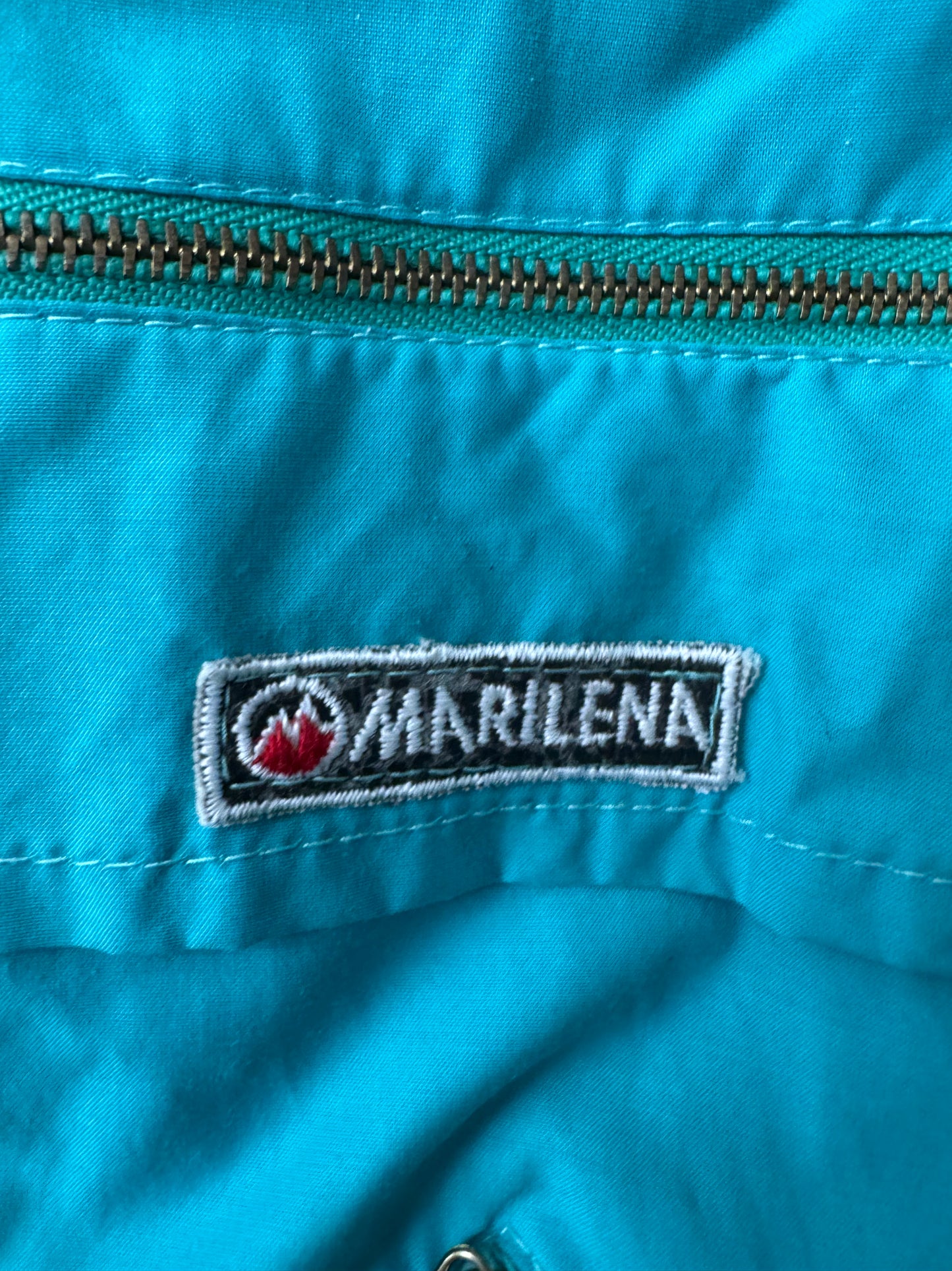 VTG Marilena Jacket Retro Winter Sports Snow Blue Size: 42