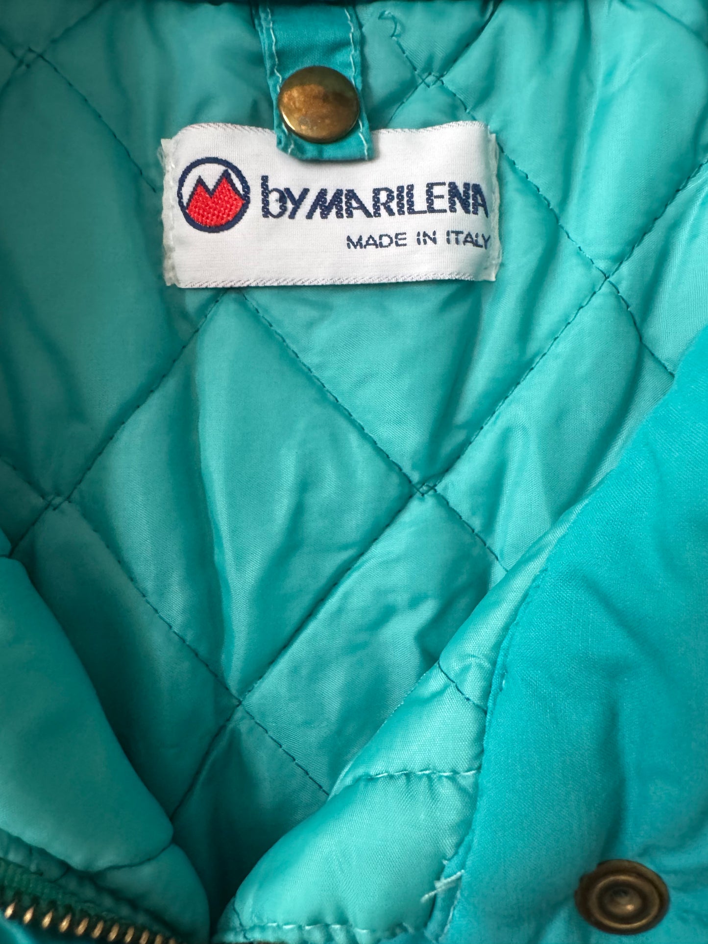 VTG Marilena Jacket Retro Winter Sports Snow Blue Size: 42