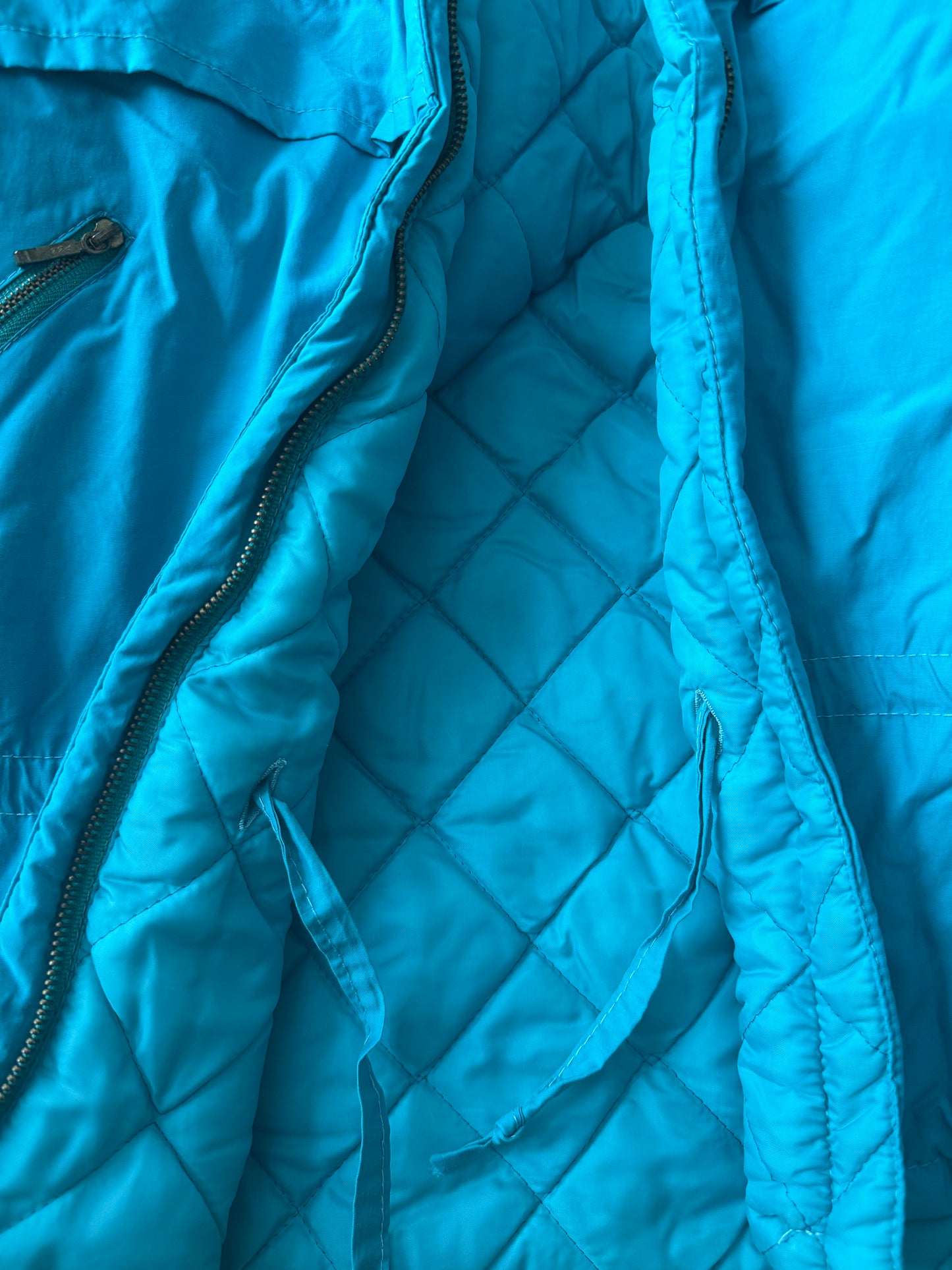 VTG Marilena Jacket Retro Winter Sports Snow Blue Size: 42
