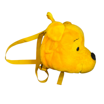 VTG '90s Y2K Disney Winnie the Pooh Head Plush Zipper Backpack