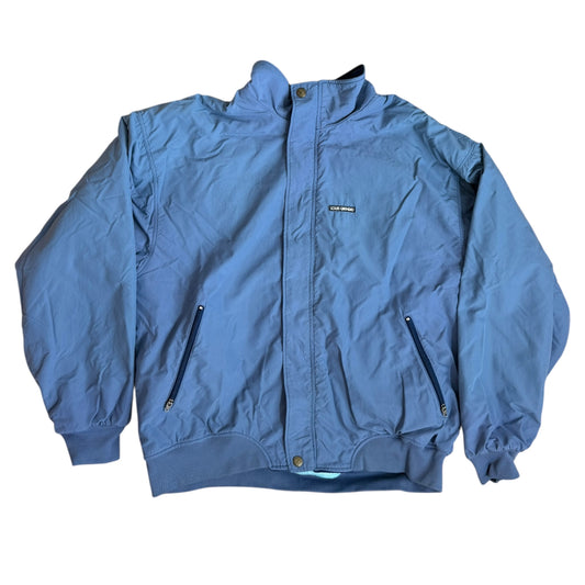 VTG ‘90s Louis Garneau Graphic Igloo Skier Reversible Fleece Jacket Rare Size: XL