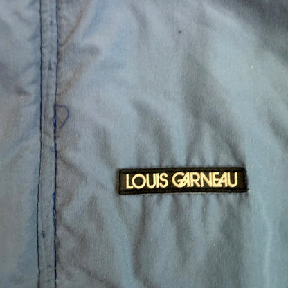 VTG ‘90s Louis Garneau Graphic Igloo Skier Reversible Fleece Jacket Rare Size: XL