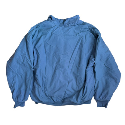 VTG ‘90s Louis Garneau Graphic Igloo Skier Reversible Fleece Jacket Rare Size: XL