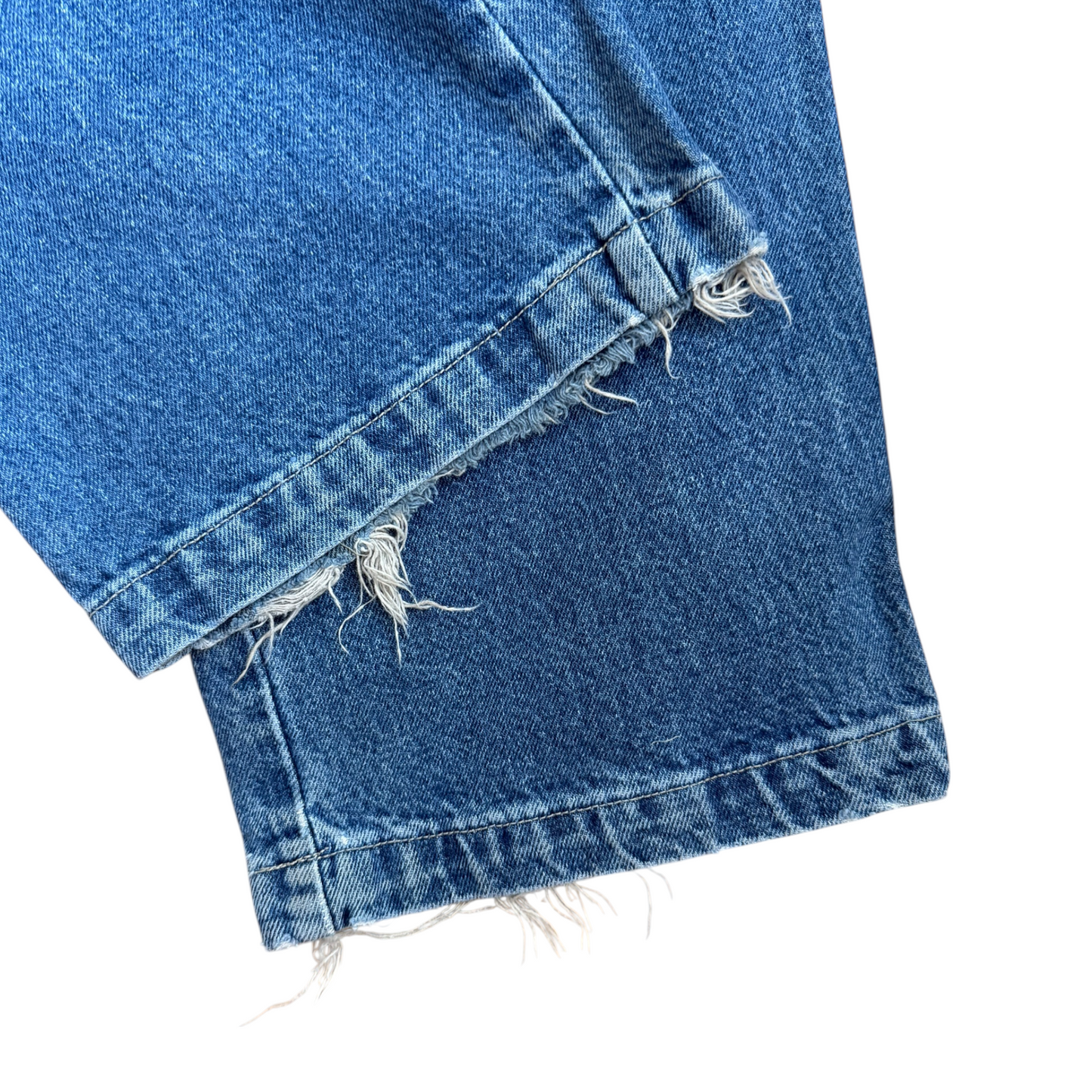 VTG Y2K ‘90s JNCO Flamehead Blue Denim Skater Jeans Youth Size: 18