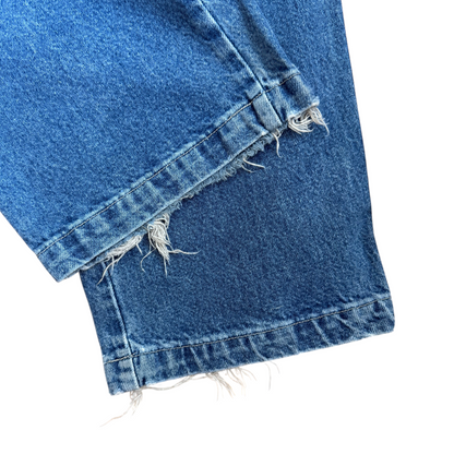 VTG Y2K ‘90s JNCO Flamehead Blue Denim Skater Jeans Youth Size: 18