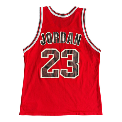 VTG Champion Chicago Bulls Michael Jordan #23 NBA Red Retro Jersey Size: 40