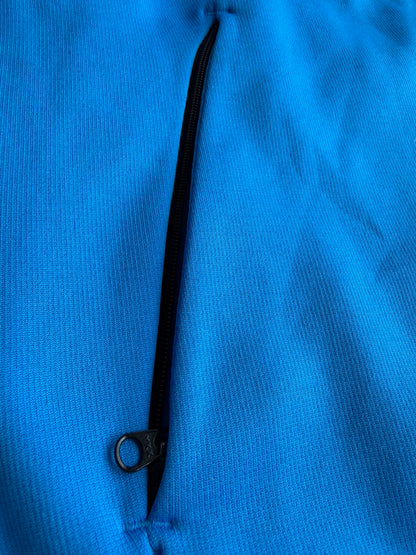 FC Barcelona Nike Therma-FIT Full Zip Blue Hoodie Jacket Size: M