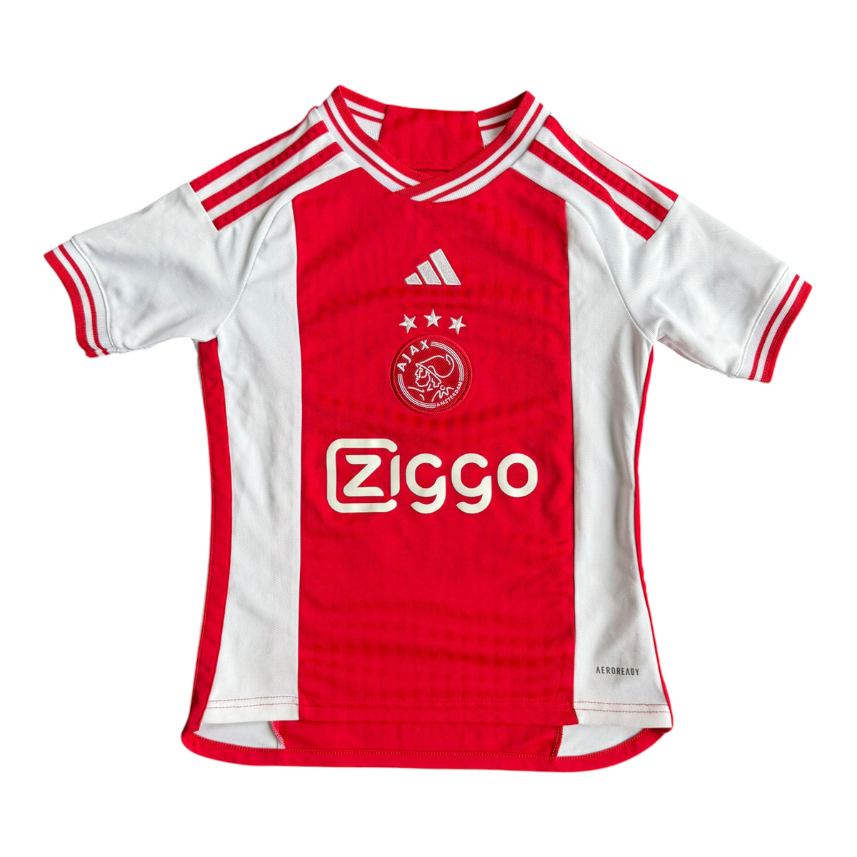 2023-2024 Ajax Amsterdam Adidas Home Football Jersey Youth Size: S (9-10)