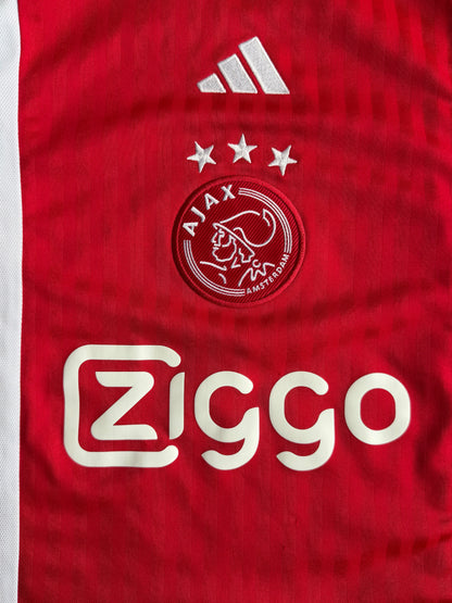 2023-2024 Ajax Amsterdam Adidas Home Football Jersey Youth Size: S (9-10)