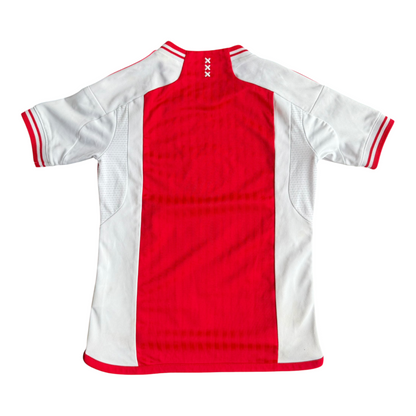 2023-2024 Ajax Amsterdam Adidas Home Football Jersey Youth Size: S (9-10)