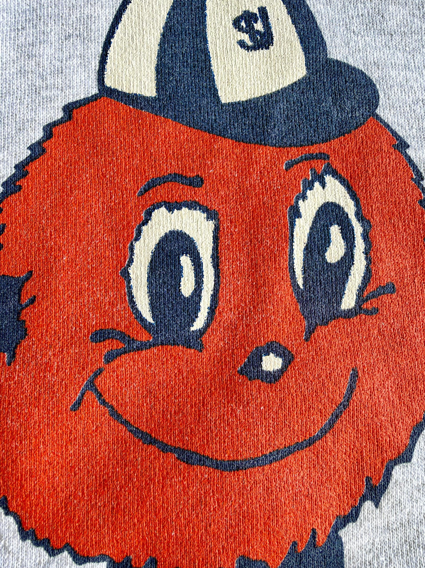 VTG Discus Syracuse University Orangemen Mascot Sweatshirt SU Retro Size: M