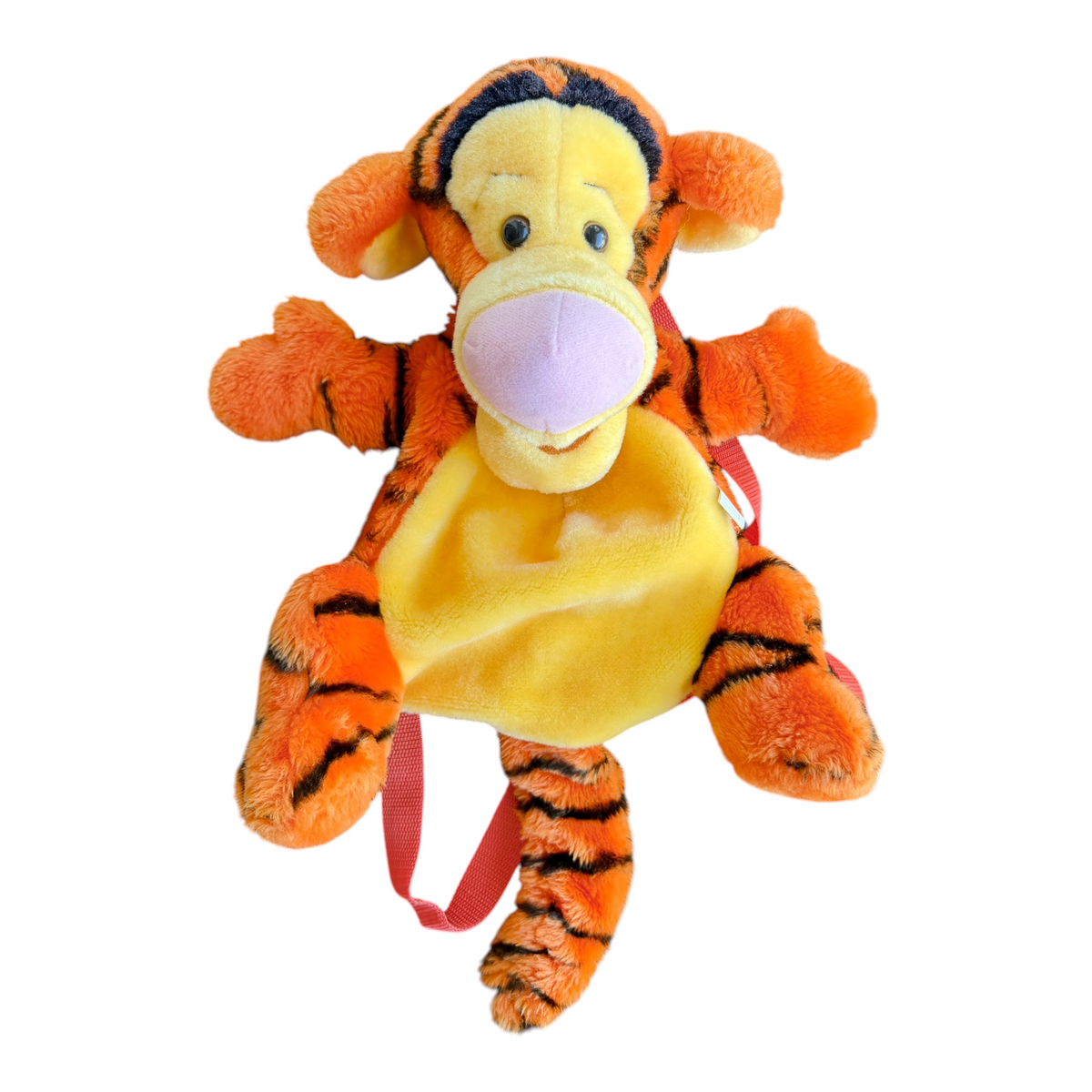 VTG ‘90s Disney Tigger Winnie the Pooh Plush Zipper Backpack
