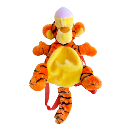 VTG ‘90s Disney Tigger Winnie the Pooh Plush Zipper Backpack