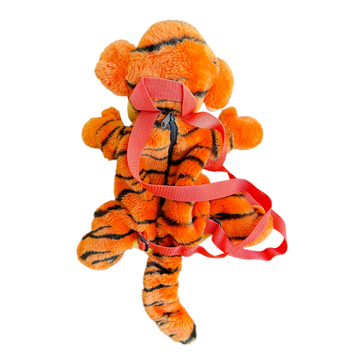 VTG ‘90s Disney Tigger Winnie the Pooh Plush Zipper Backpack