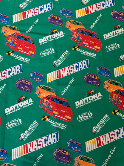 VTG 1995 NASCAR Daytona Talladega Bristol Bed Sheet Set - 3 Pieces Size: TWIN