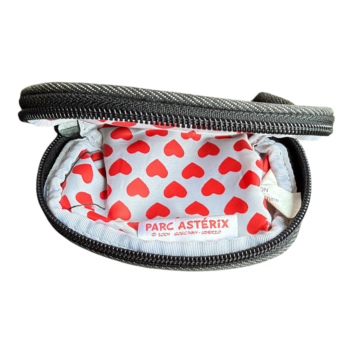 2009 Parc Asterix Dogmatix Idefix Denim Zip Coin Purse Pouch