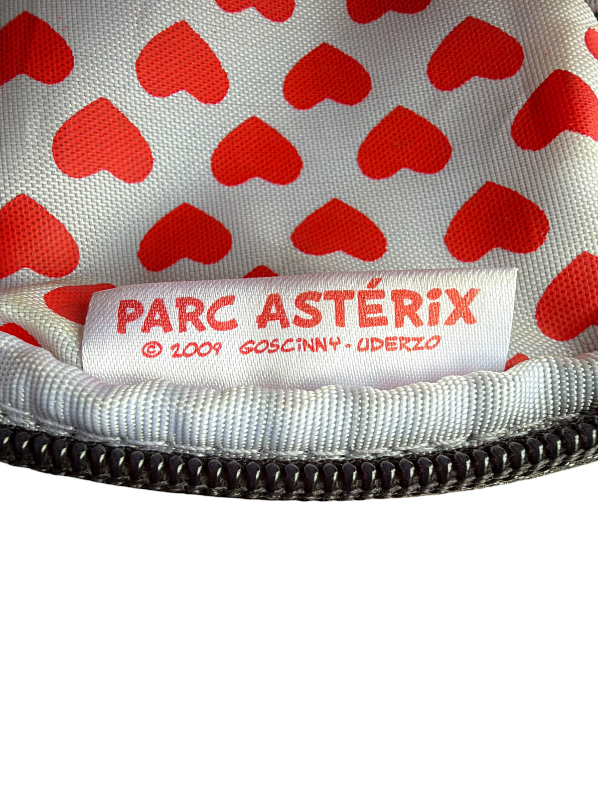 2009 Parc Asterix Dogmatix Idefix Denim Zip Coin Purse Pouch