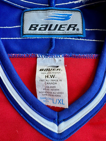 Vintage Montreal Rockets QMJHL Bauer Hockey Jersey – Boys L/XL