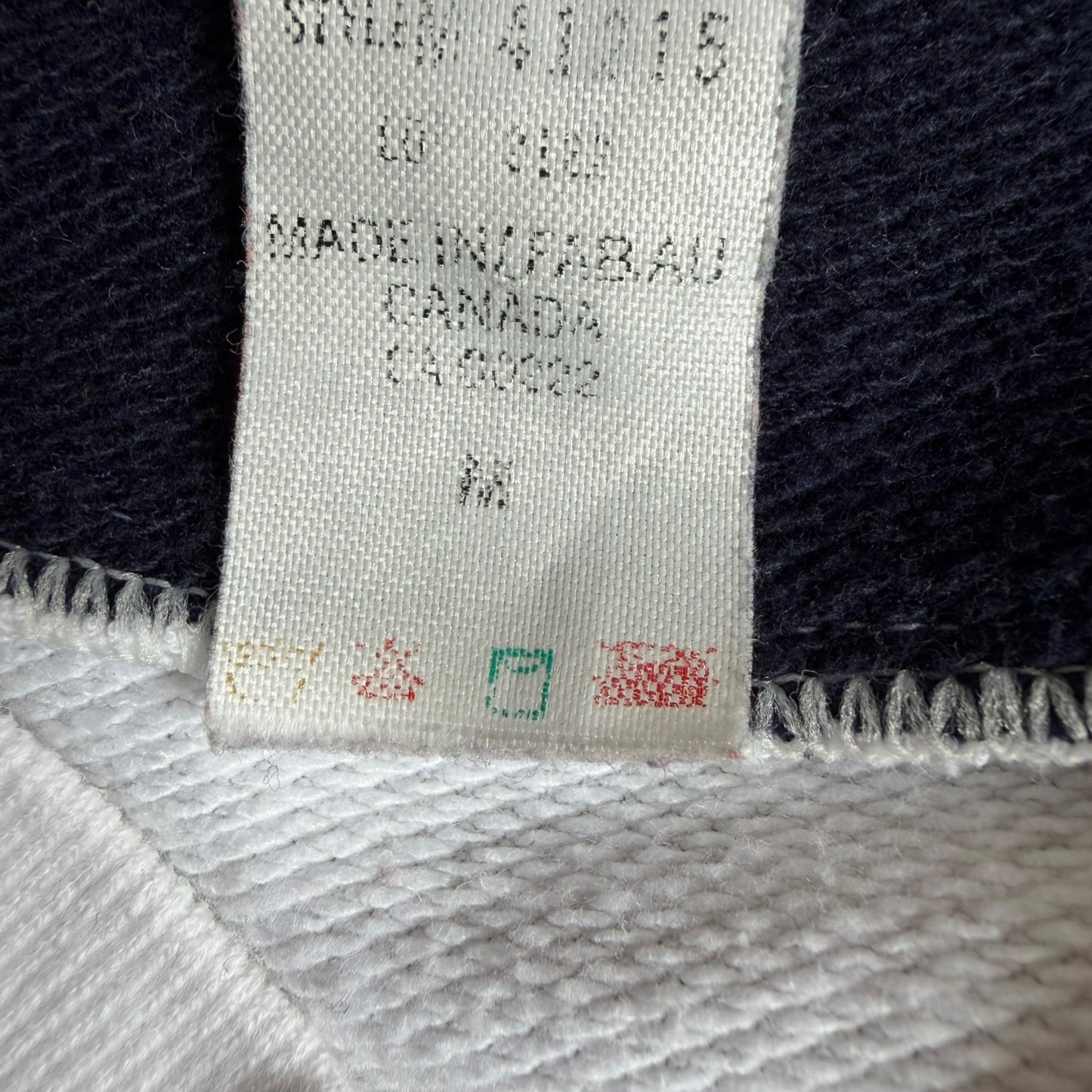 VTG 90s Wimbledon All England Tennis Club White Sweatshirt Size: M