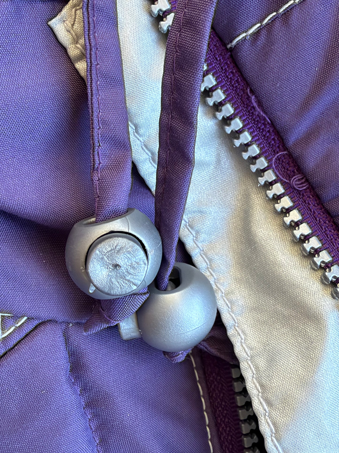 VTG Atlantic Sportswear Ski Purple Quilted One-Piece Youth Snowsuit Size: M