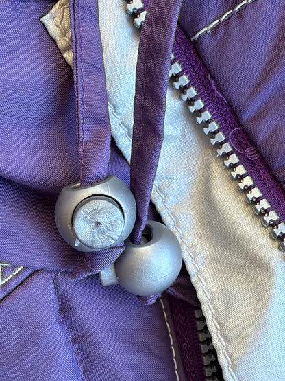 VTG Atlantic Sportswear Ski Purple Quilted One-Piece Youth Snowsuit Size: M