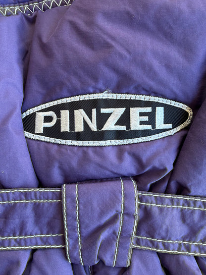 VTG Atlantic Sportswear Ski Purple Quilted One-Piece Youth Snowsuit Size: M