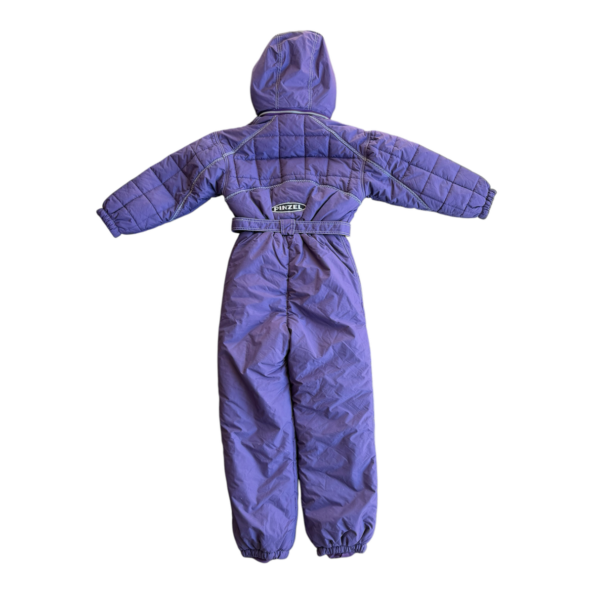 VTG Atlantic Sportswear Ski Purple Quilted One-Piece Youth Snowsuit Size: M