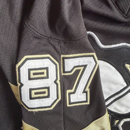 Pittsburgh Penguins Sidney Crosby #87 Retro NHL CCM Hockey Jersey Youth Size: S/M