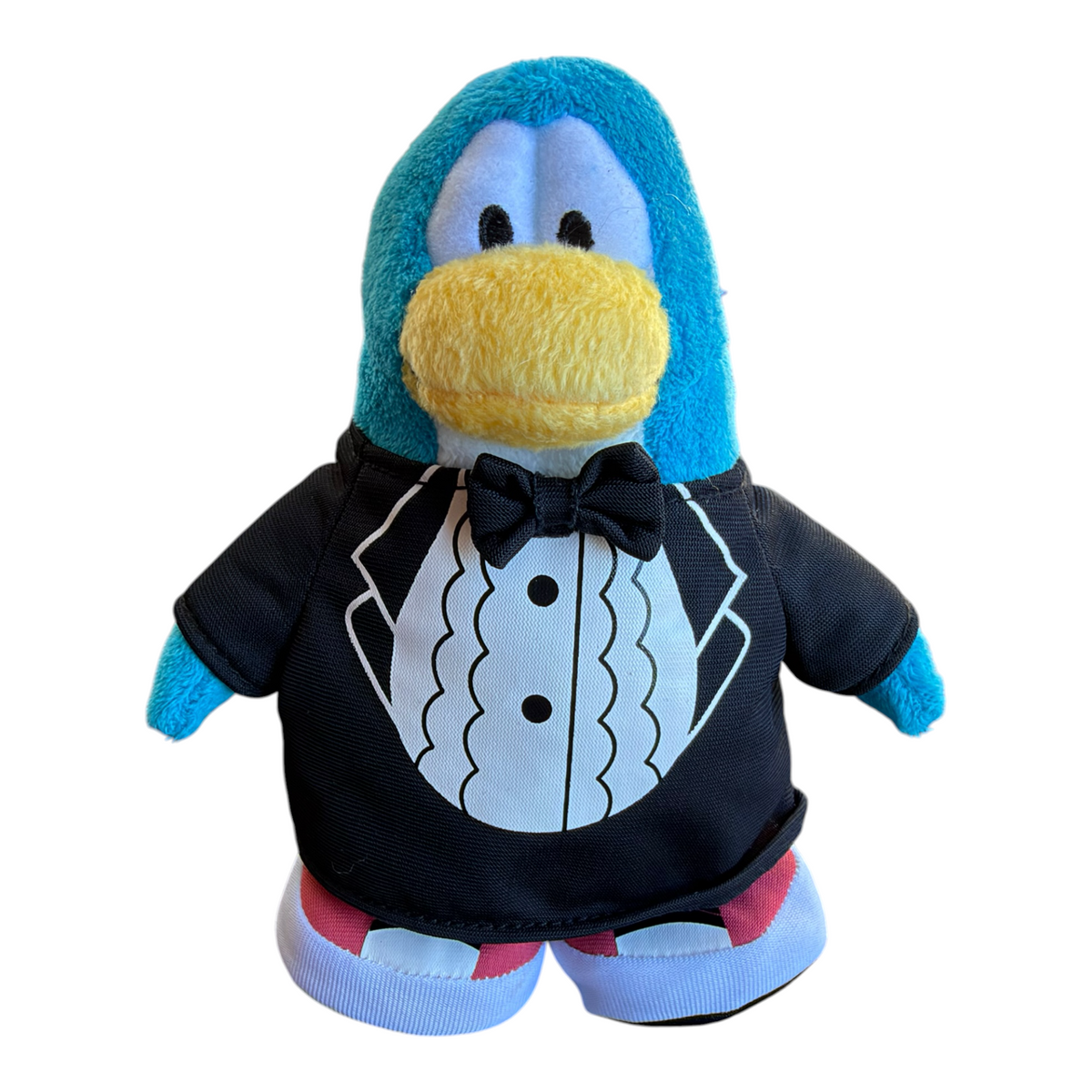 VTG Disney Club Penguin Plush Lot - Tuxedo Penguin & 4 Puffles