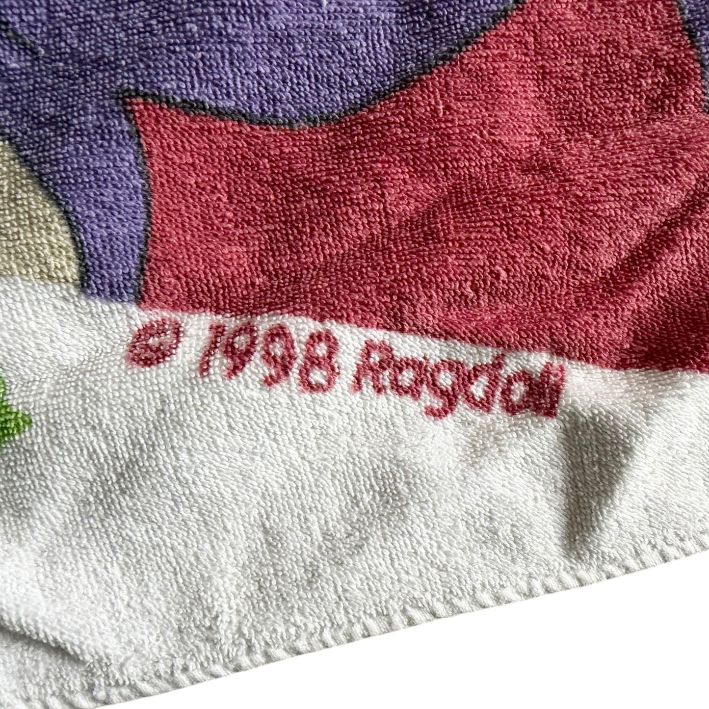 VTG 1998 Y2K Teletubbies Tinky Winky Dipsy Laa-Laa Po Kids Beach Towel