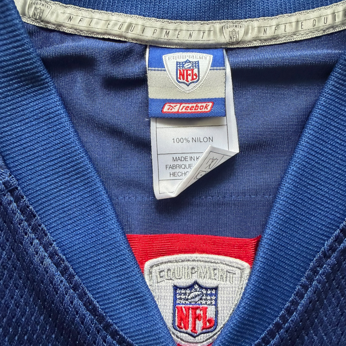 New York Giants Eli Manning #10 NFL On Field Reebok Jersey Size: L