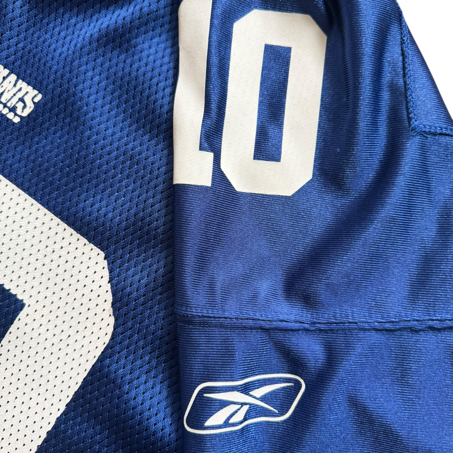 New York Giants Eli Manning #10 NFL On Field Reebok Jersey Size: L