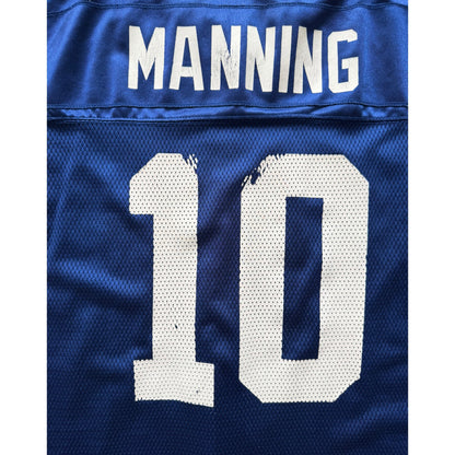 New York Giants Eli Manning #10 NFL On Field Reebok Jersey Size: L