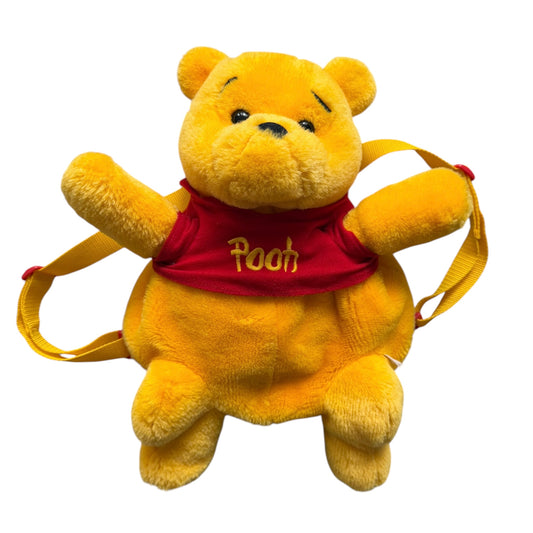 VTG ‘90s Disney Winnie the Pooh Plush Zipper Backpack