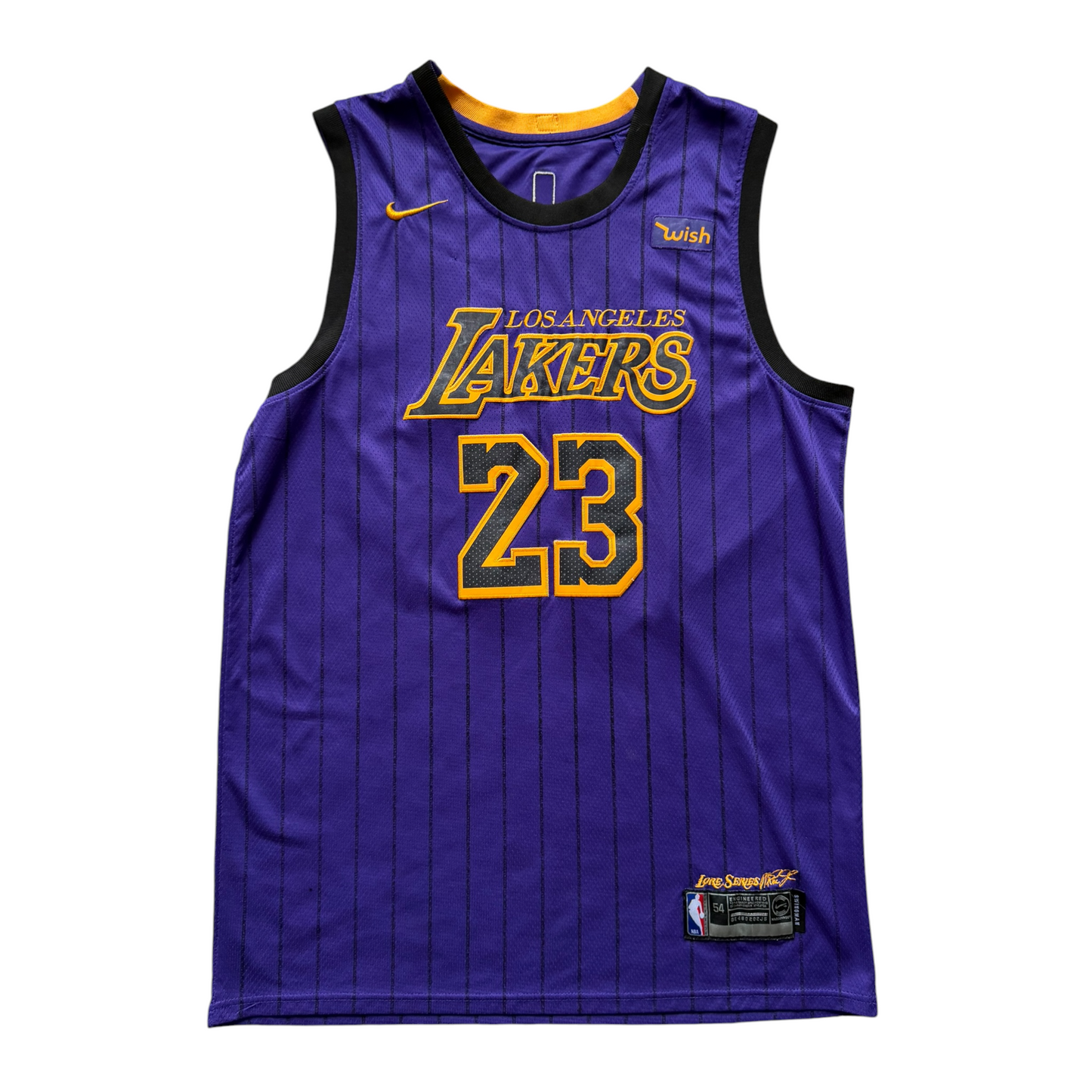 2018-19 LA Lakers LeBron James #23 Nike CE Lore Series Swingman Jersey Size: 54