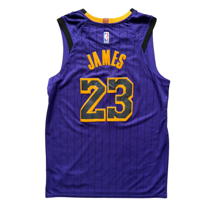 2018-19 LA Lakers LeBron James #23 Nike CE Lore Series Swingman Jersey Size: 54