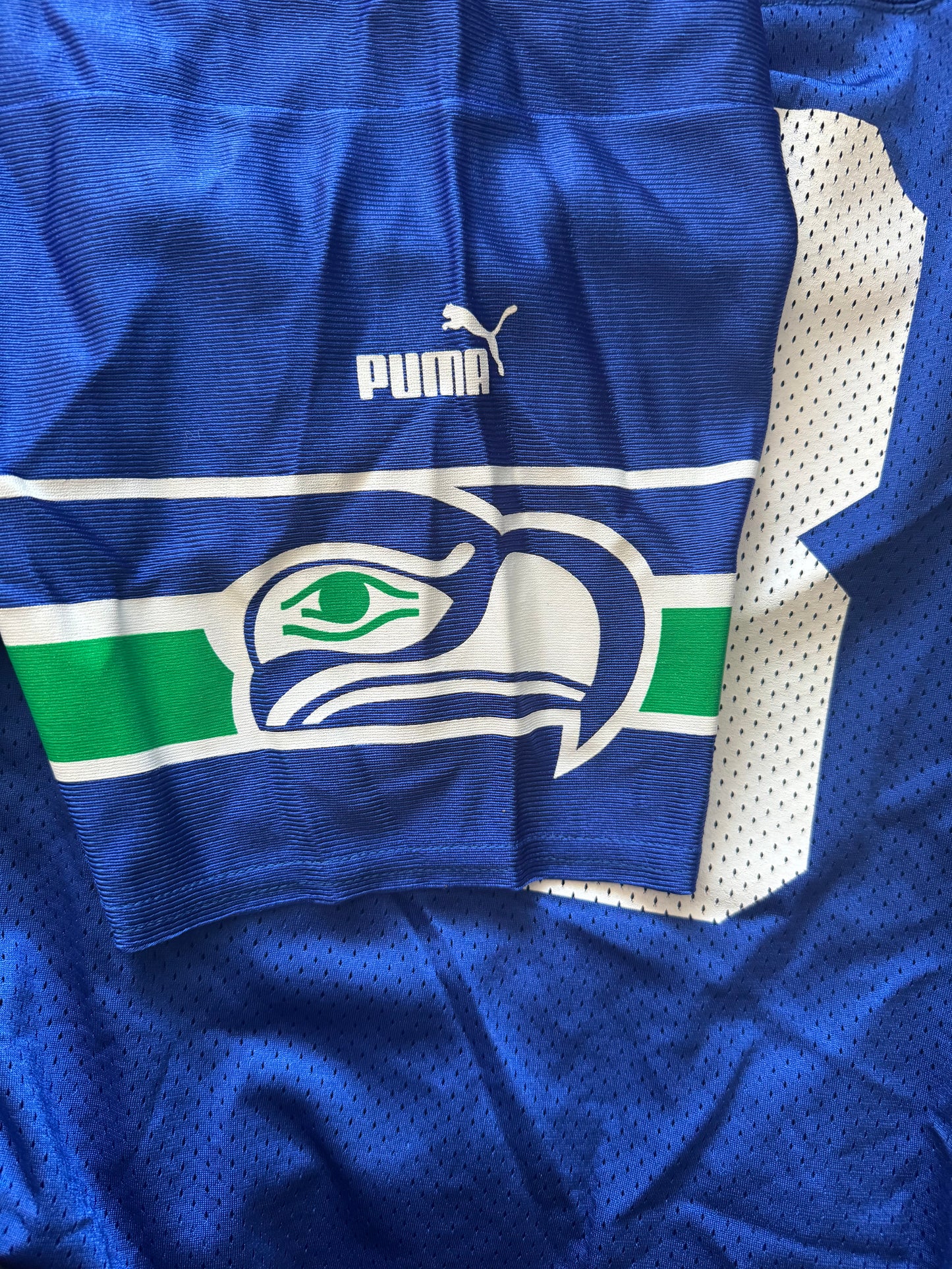 Vintage Seattle Seahawks #8 Matt Hasselbeck Rare Puma Youth Jersey – Size L (14-16)