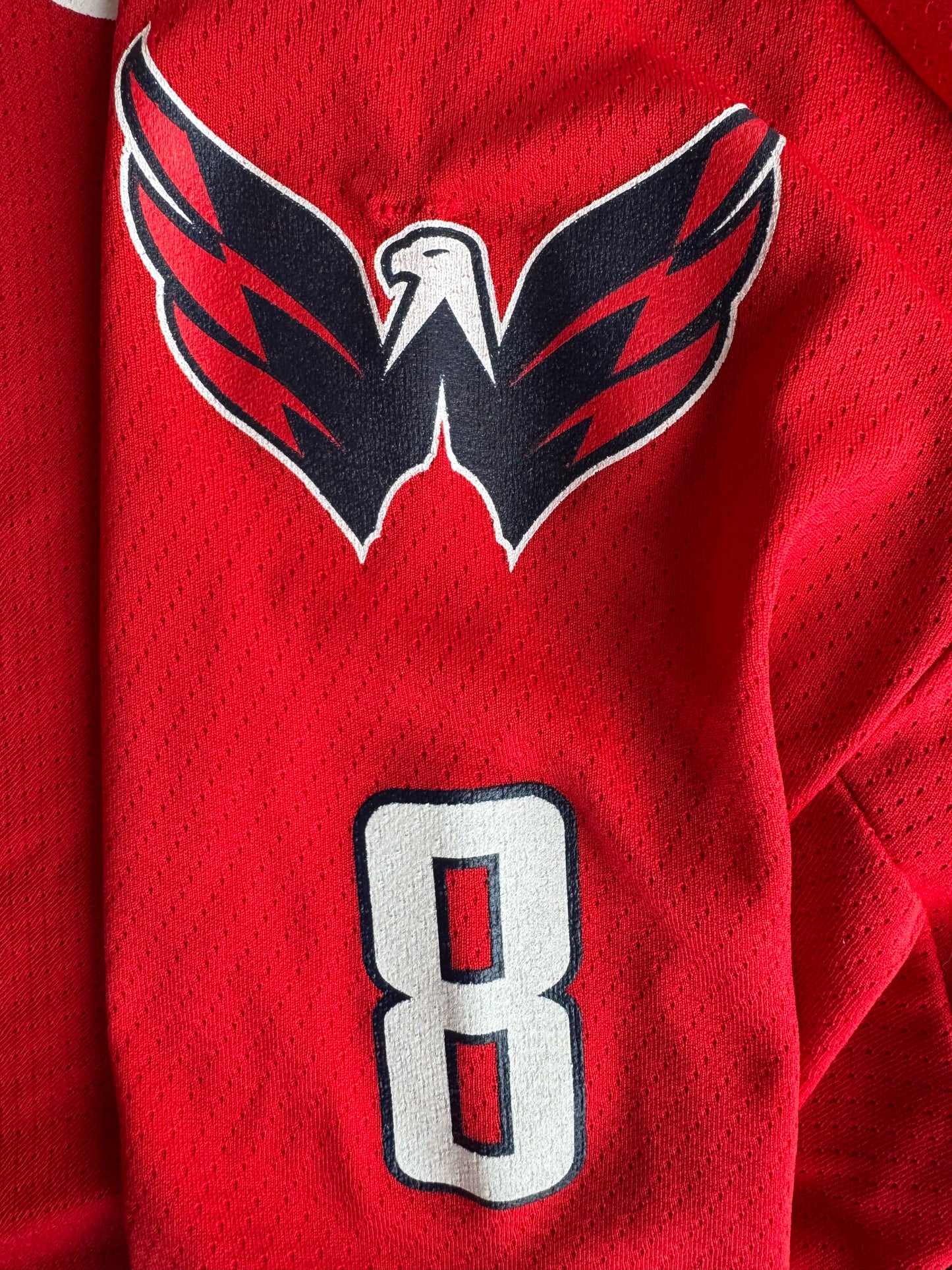 Washington Capitals NHL Alex Ovechkin #8 Reebok Hockey Jersey Youth Size: L/XL