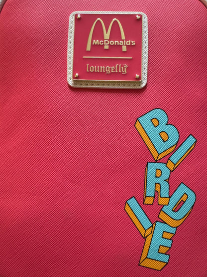Loungefly McDonald’s Birdie the Early Bird Crossbuddies Crossbody Bag and Wallet