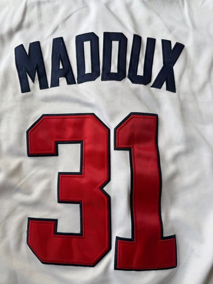Atlanta Braves Greg Maddux #31 Sewn Mitchell & Ness MLB WS 1995 Jersey Size: XXL