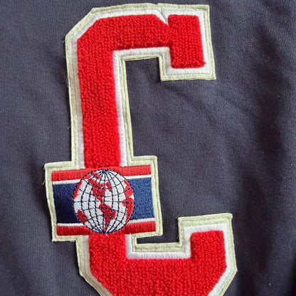 Montreal Canadiens Mitchell & Ness Navy College Dropout OVS Hoodie Size: 3XL