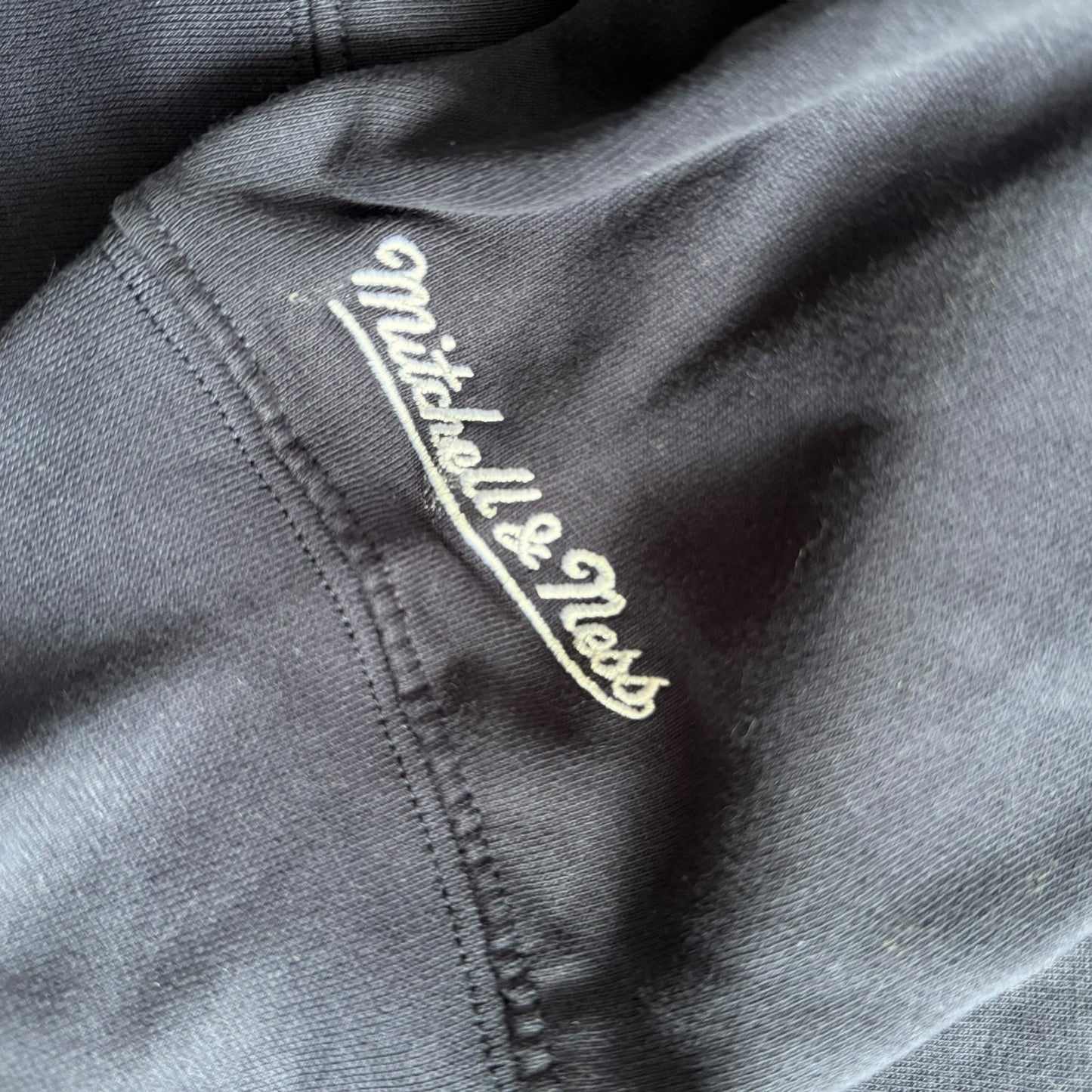 Montreal Canadiens Mitchell & Ness Navy College Dropout OVS Hoodie Size: 3XL