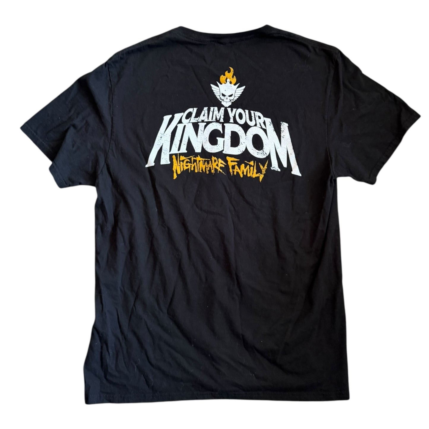 WWE Authentic Cody Rhodes “Claim Your Kingdom Nightmare Family” T-Shirt Size: L