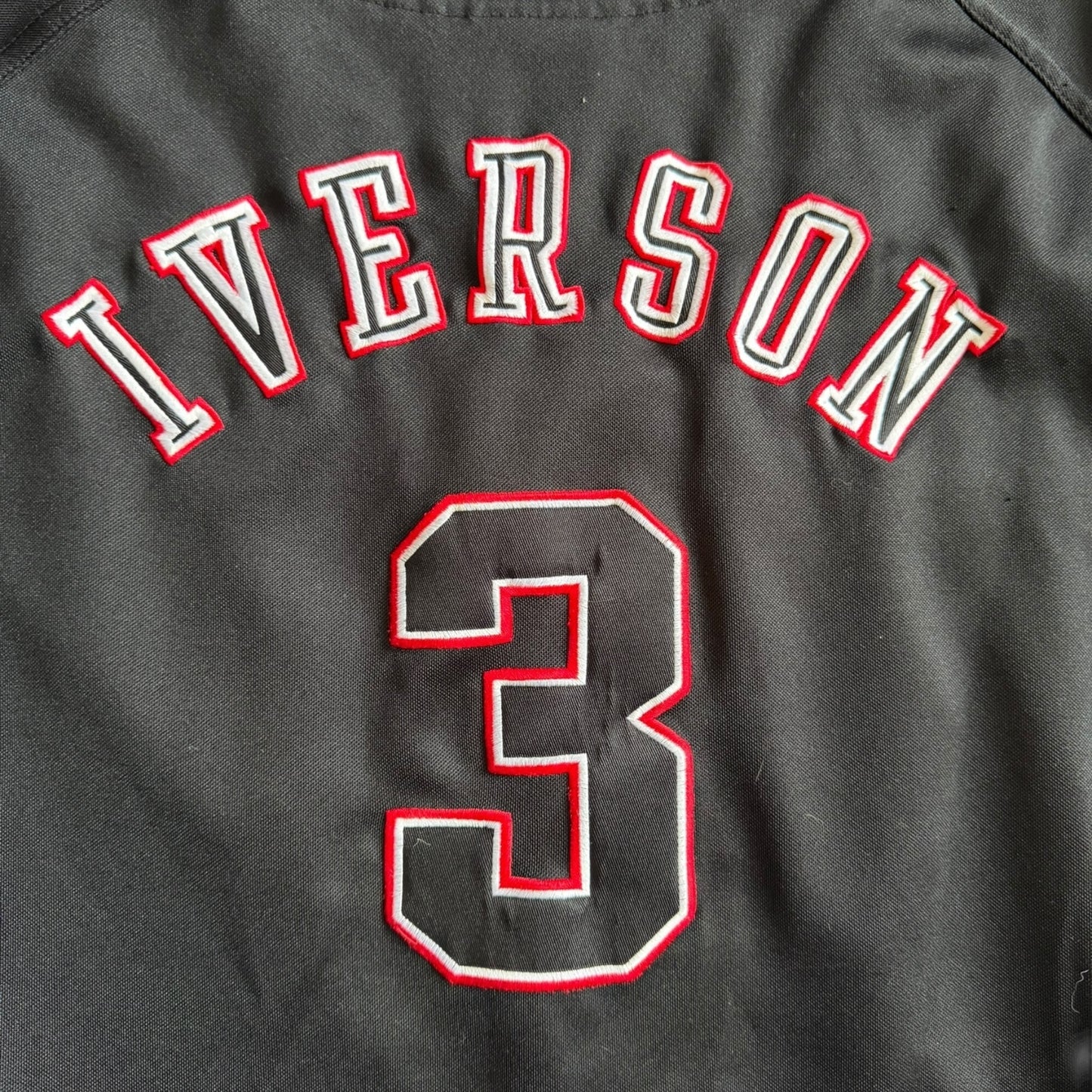 VTG Reebok Authentic Apparel Edition Allen Iverson #3 Baseball Jersey Size: XXL